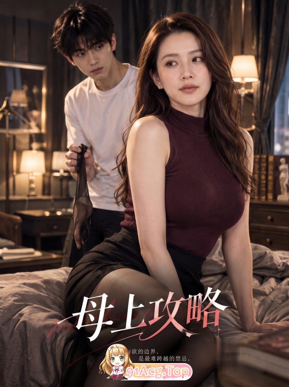 AI短剧《母上攻略》第1-6集-黄豆版-儿子与家人禁忌沉沦 动漫视频 PC端 预览图