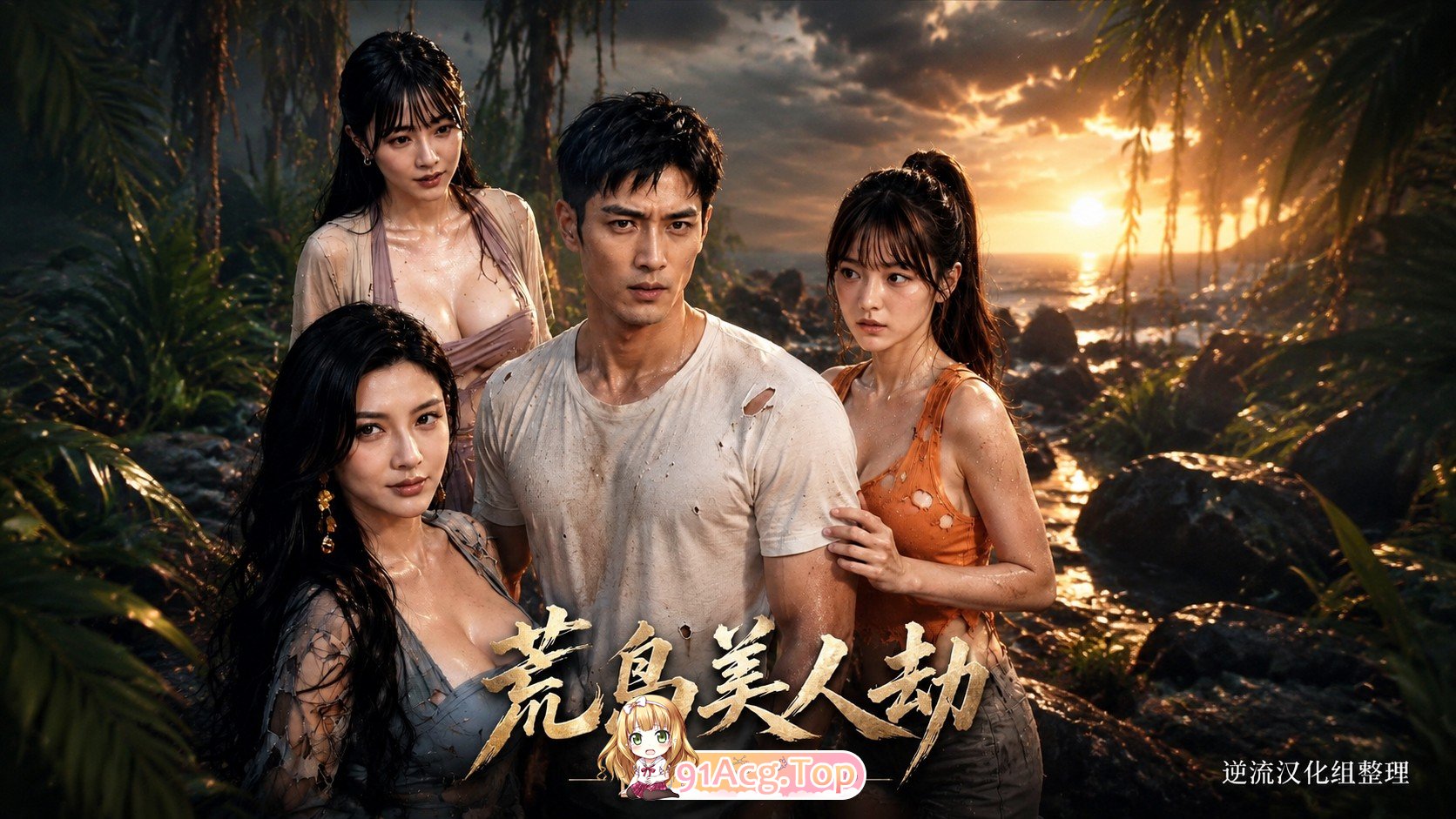 整理 Ai短剧荒岛美人劫1-4集 动漫视频 PC端 预览图
