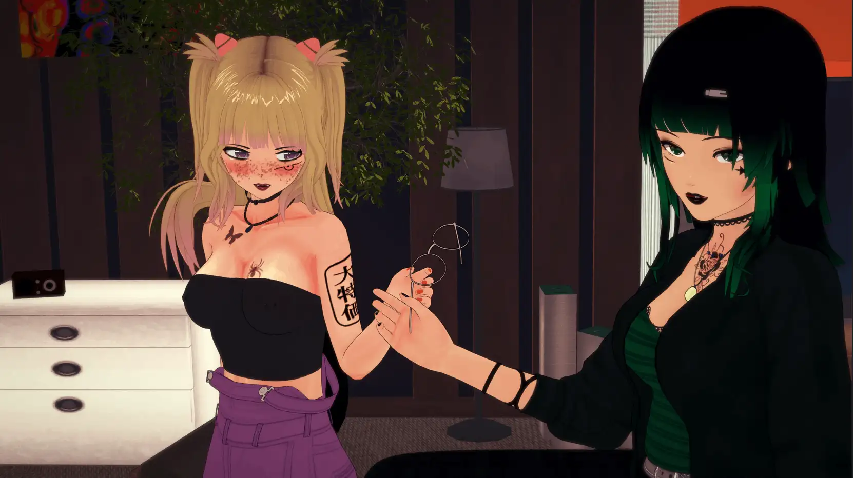 歐美SLG/汉化/动态】哥特喘息v1.2P2 AI版 【文件说明】：无广纯净版 预览图
