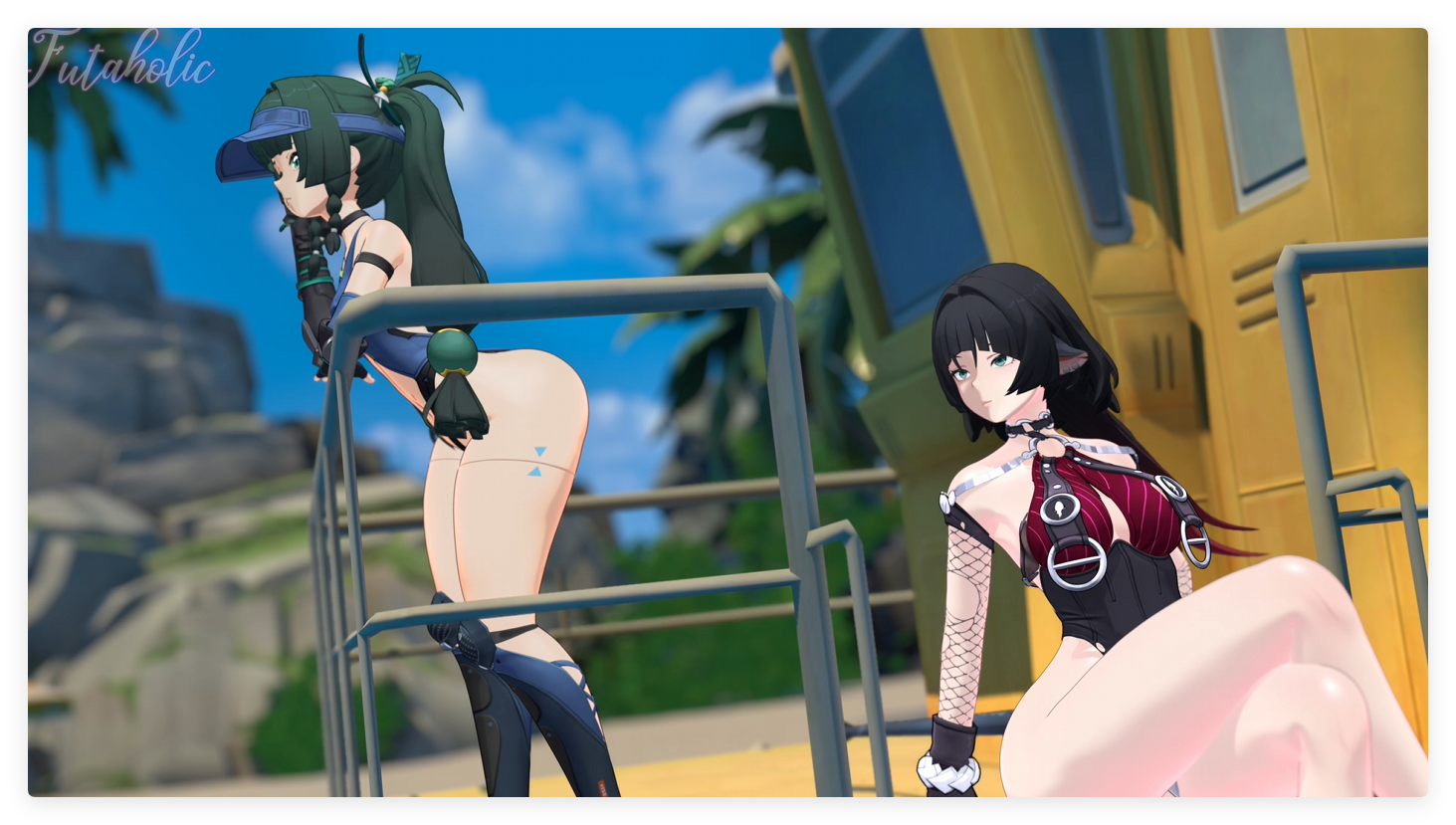 MMD Futaholic 8月1新作 绝区零 铃X青衣&简杜 动漫视频 PC端 更新版 预览图