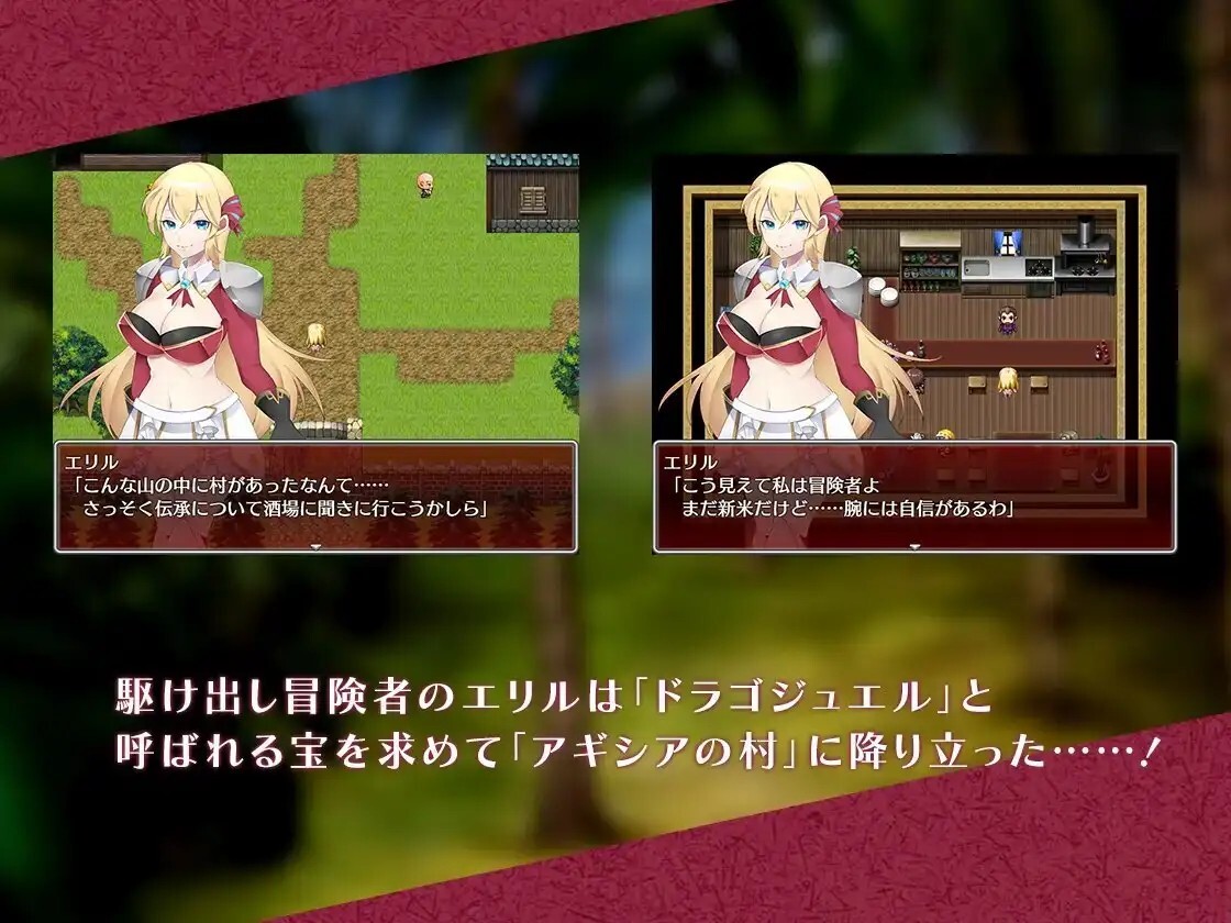 駆け出しエリルとHな出来事 ～ドラゴジュエル冒険譚～ v1.0.0 PC端 官中版 预览图