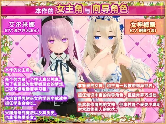 异世界树的巫女～用魔法触摸尽情做色色的事 異世界樹の巫女〜魔法のチカラでおさわりHやりたい放題S1.1 Steam版 PC端 官中高清版 预览图