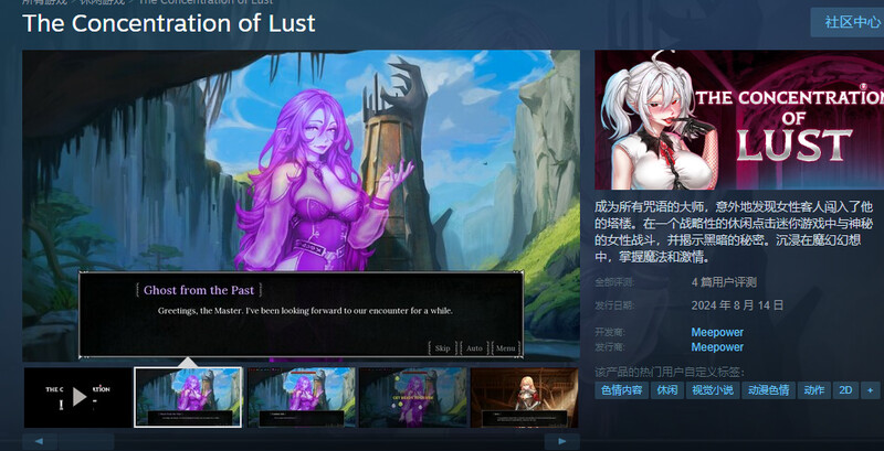 解密SLG/动态/2C 愿望的凝聚（The Concentration of Lust） STEAM官中 PC端 官中更新版 预览图