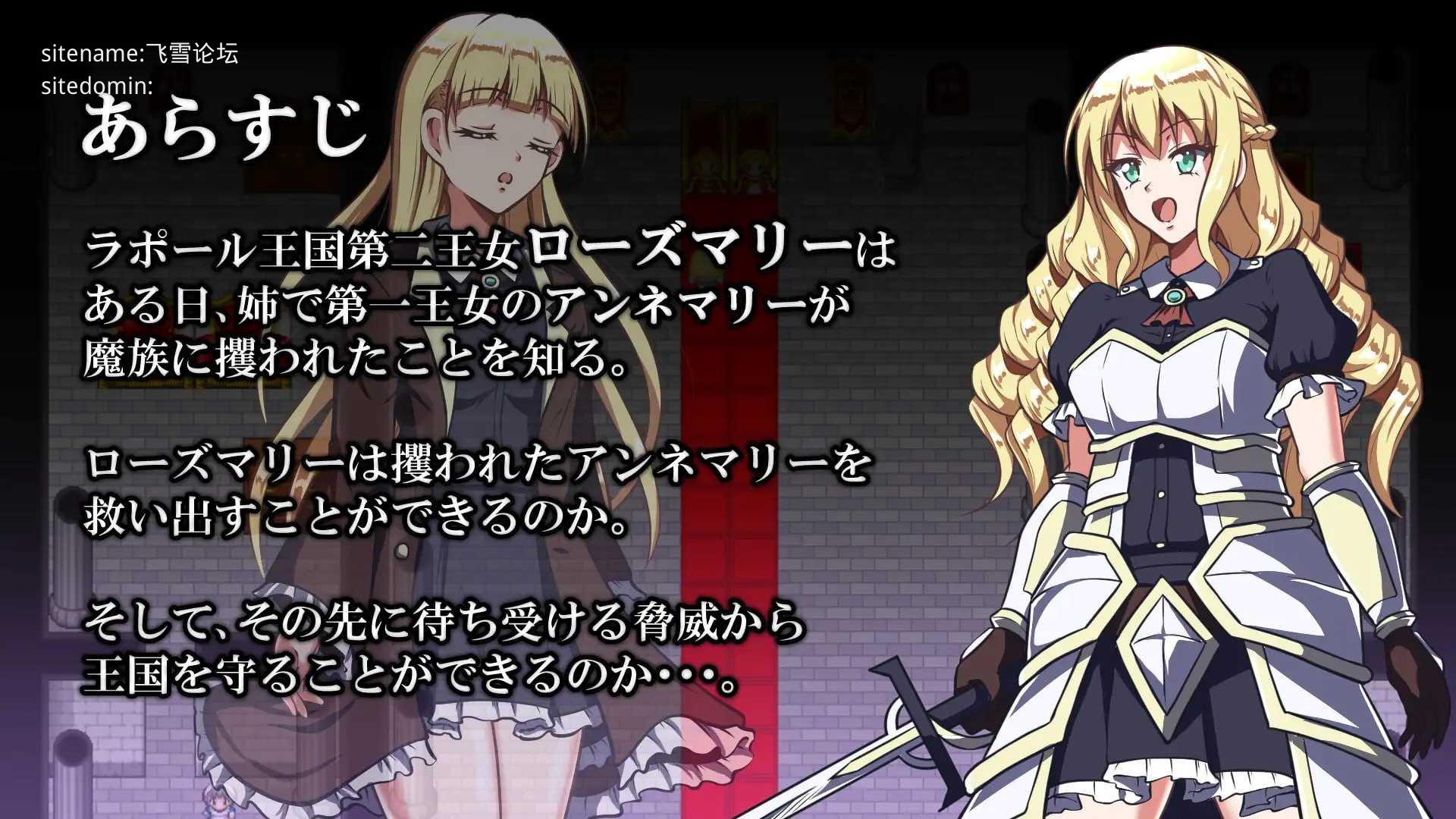 姬骑士萝丝玛丽与精神支配魔法/姫騎士ローズマリーと精神支配魔法 PC端 AI汉化版 预览图