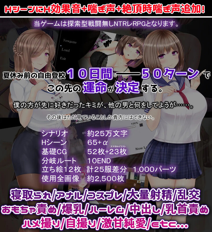 情感冲突恋人 〜告诉我你属于我一人的理由〜（情感冲突レRPG オチカノ ～僕だけだった君がオンナに PC端 预览图