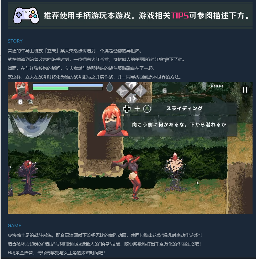 自购 PIEROCK GAMES 暗狩红狼 官中/骑兵 STEAM PC端 官中版 预览图