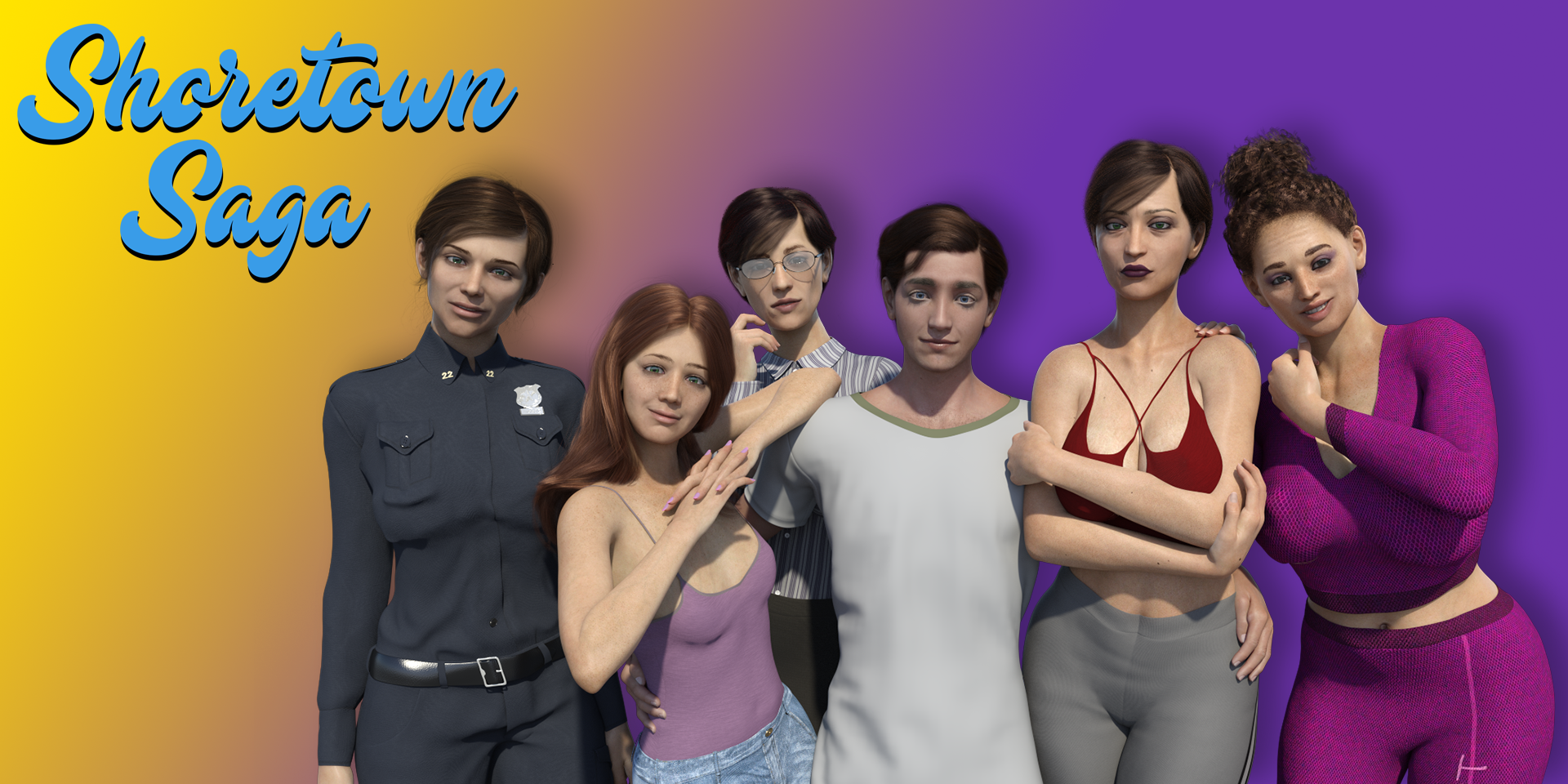 亚洲SLG汉化3D 肖尔敦传奇 海岸镇传奇 Shoretown Saga v0.45A 双端 汉化版 预览图