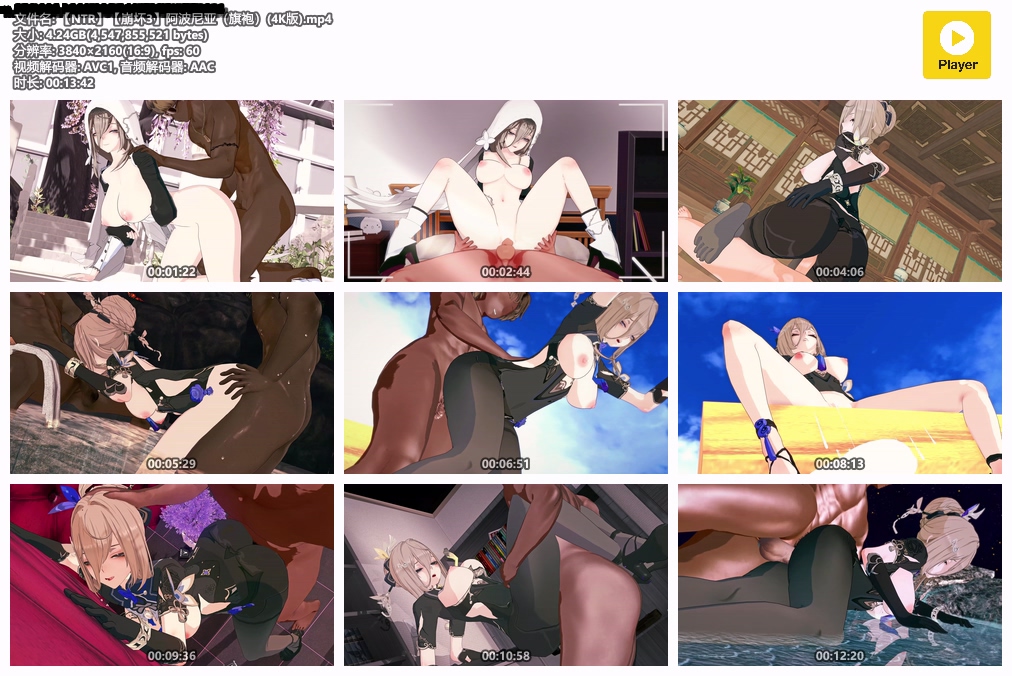 MMD动画 fengyunmomo大佬 崩坏合集 2023~2024年9月 崩坏 星穹铁道 原神 动漫视频 预览图
