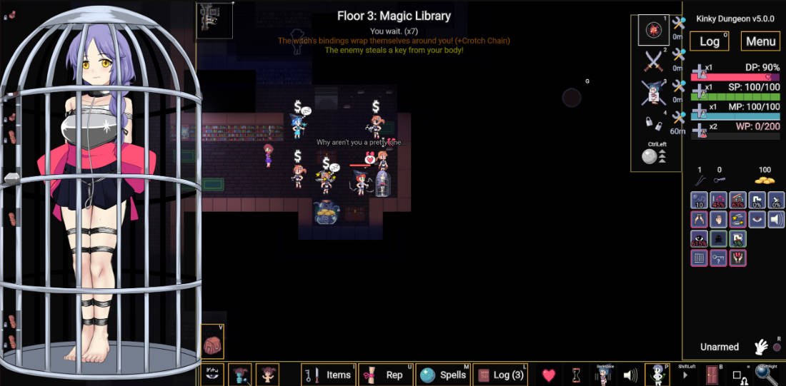 特殊行为地牢/Kinky Dungeon v5.5.0 PC端 官中版 预览图