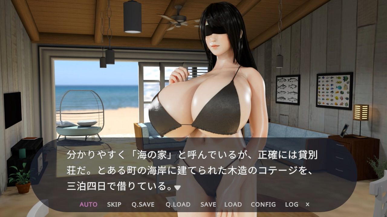 与服侍人偶在海边之家的3天/奉仕人形との海の家での3日間1.Ver1.01 PC端 预览图