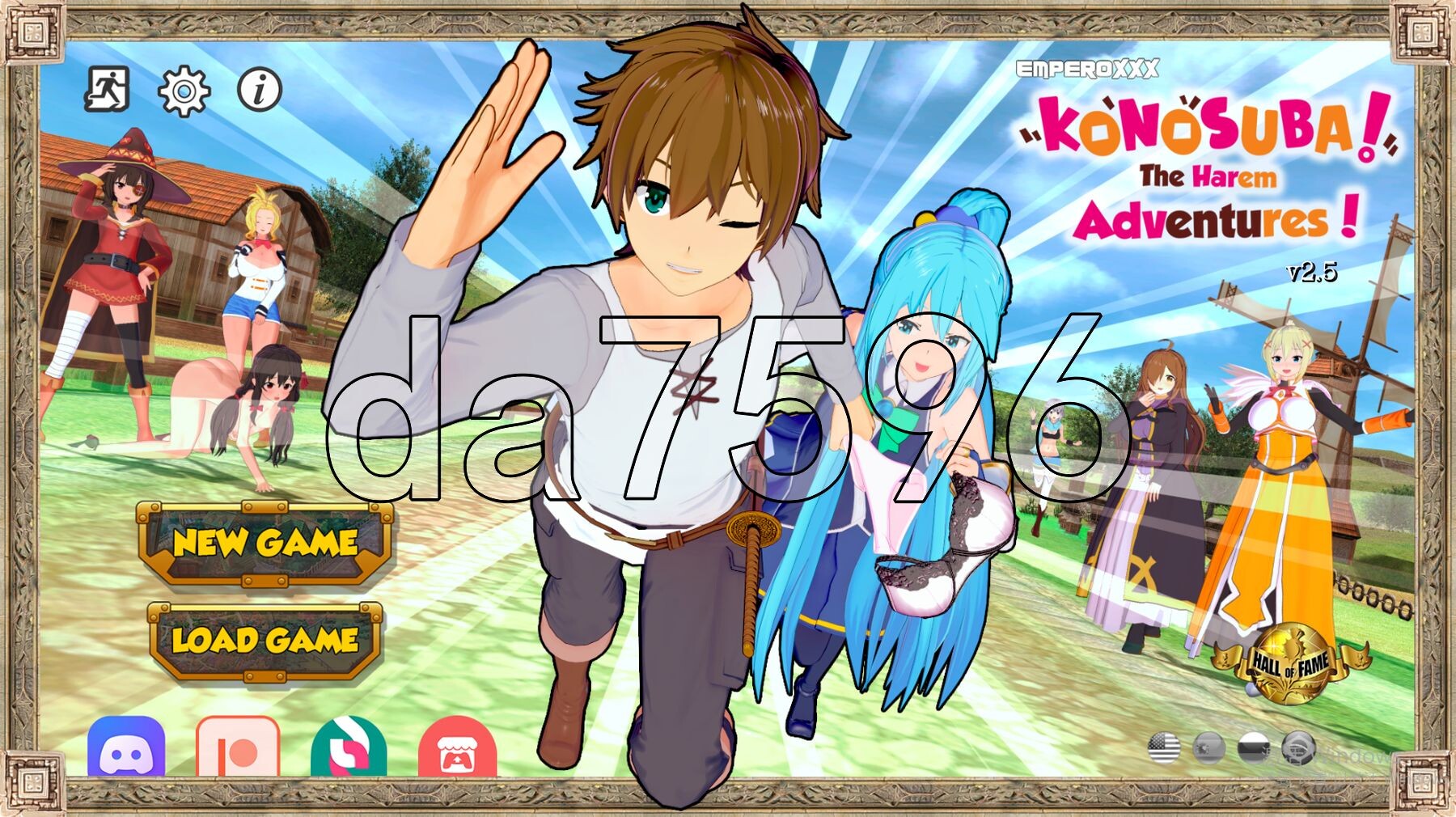 为美好的世界献上祝福：群像互动大冒险 KonoSuba - The 多角色关系 Adventures v2.5b 双端 汉化版 预览图