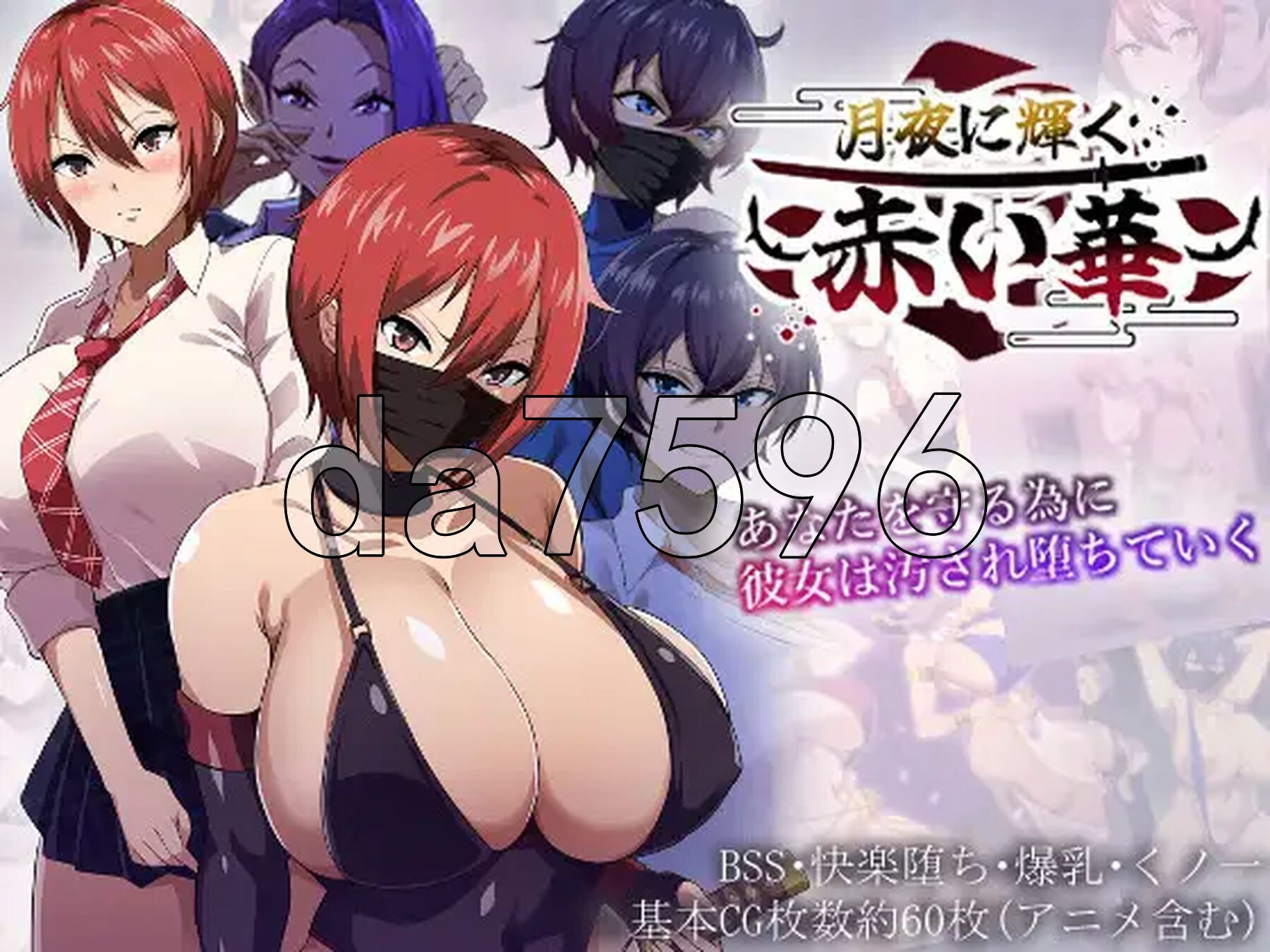月夜下辉映的赤红之花 月夜に輝く赤い華 AI汉化版+自带全回想解放 PC端 AI汉化完整版 预览图