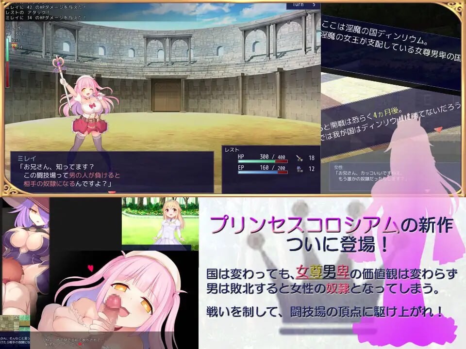 公主斗技场2 プリンセスコロシアム2.v2.0.5 PC端 AI汉化版 预览图