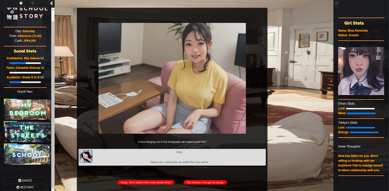 学校の物语 Gakko No Monogatari V0.21+0.22 浏览器翻译 PC端 预览图