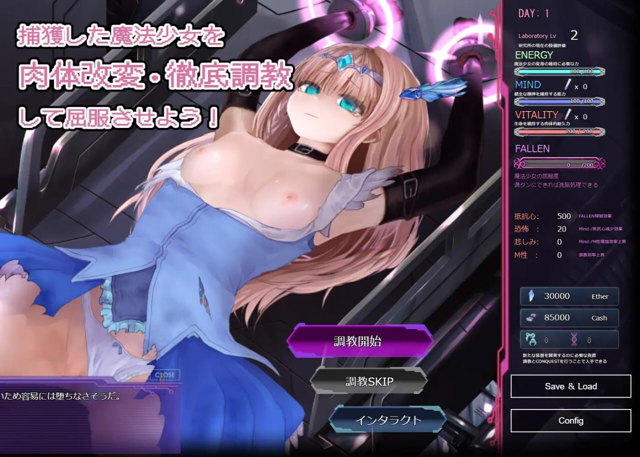 极限改変魔法少女神秘・皓月極限改変魔法少女ミスティック・ルーン v1.1.0 PC端 官中版 预览图