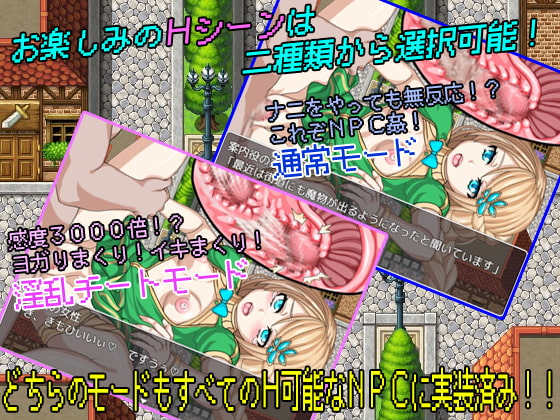 NPC与NEET的性爱 THE NPC姦 ～ニートだった俺が(以下略)～ v1.6内嵌AI汉化 安卓端 AI汉化版 预览图