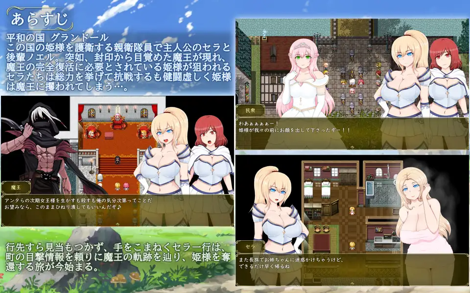 塞拉与诺埃尔～被困于公主的下落～ セラ&ノエル～囚われしプリンセスの行方～ v3.0 PC端 AI汉化版 预览图