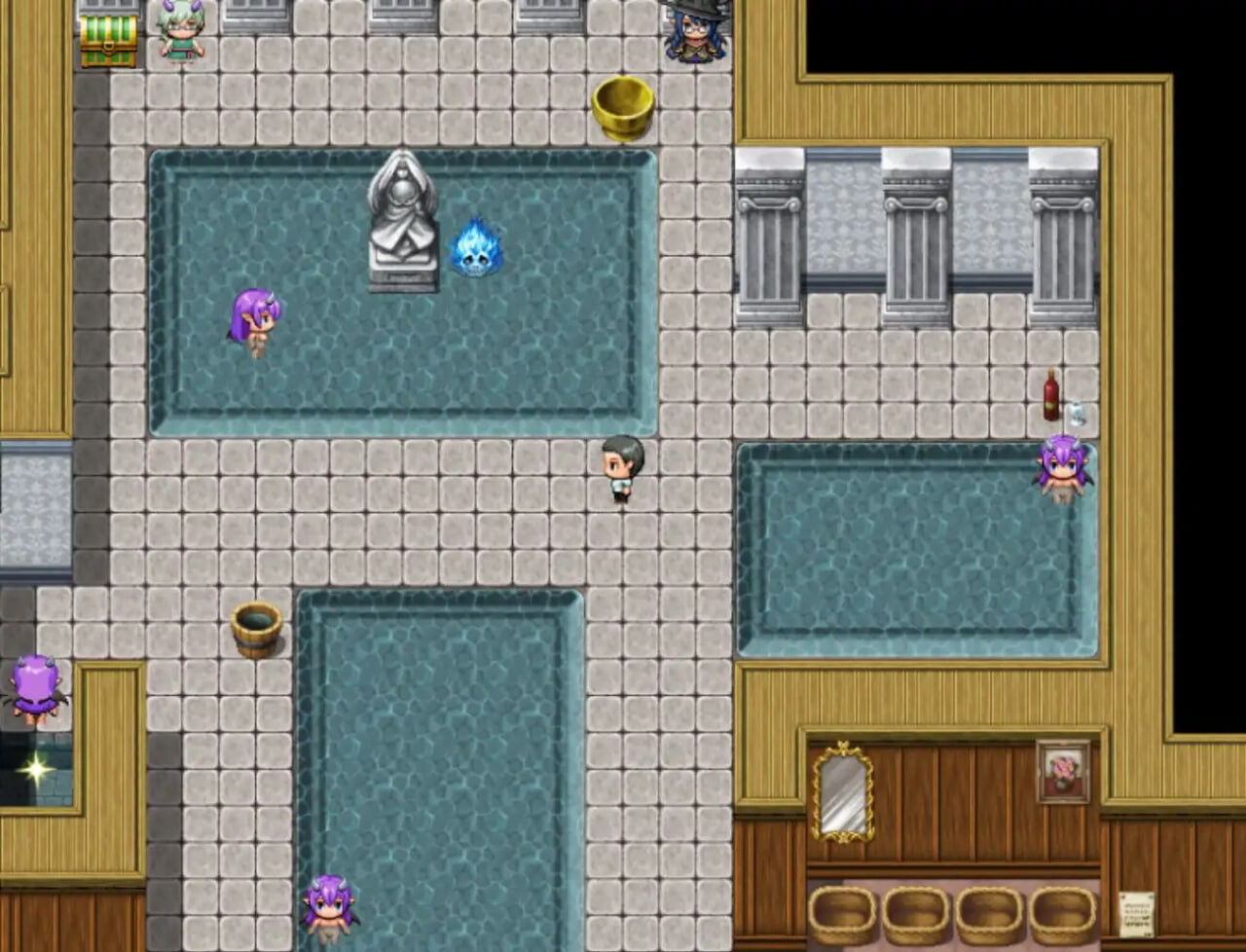 竿役大叔成为魅魔猎人～通过性爱击败魅魔的战斗性爱RPG 竿役おじさん、サキュバスハンターになる～サキュバスをセックスで倒していくバトルファックRPG PC端 汉化版 预览图