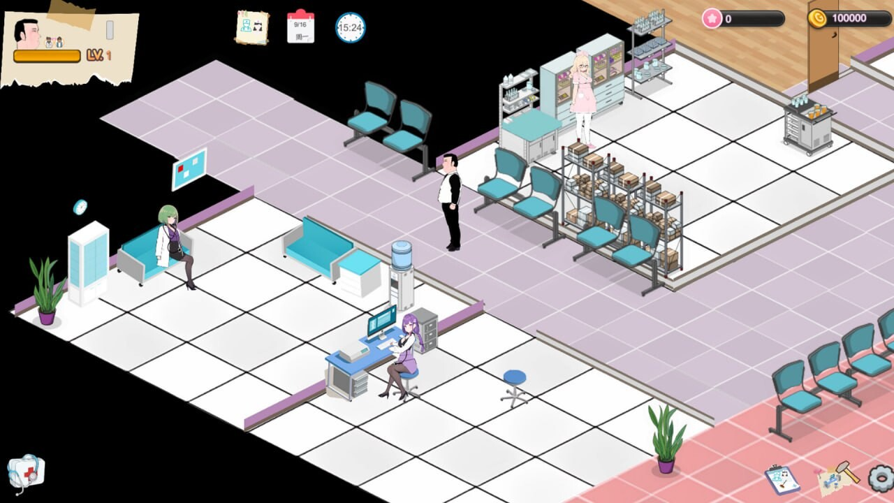 更新[经营SLG/互动养成/NTR/AI生成] 黑山综合医院 黒山総合病院 BM General Hospital v3.6.7 PC端 官中步兵 预览图