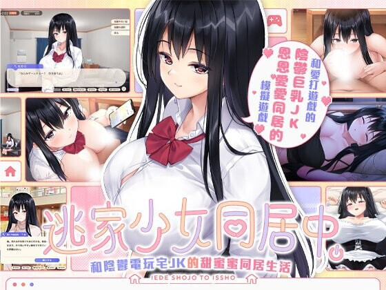 SLG官中PC 逃家少女同居中 家出少女といっしょ。～ダウナーゲーマーJKとイチャラブ同棲生活 安卓端 官中高清版 预览图