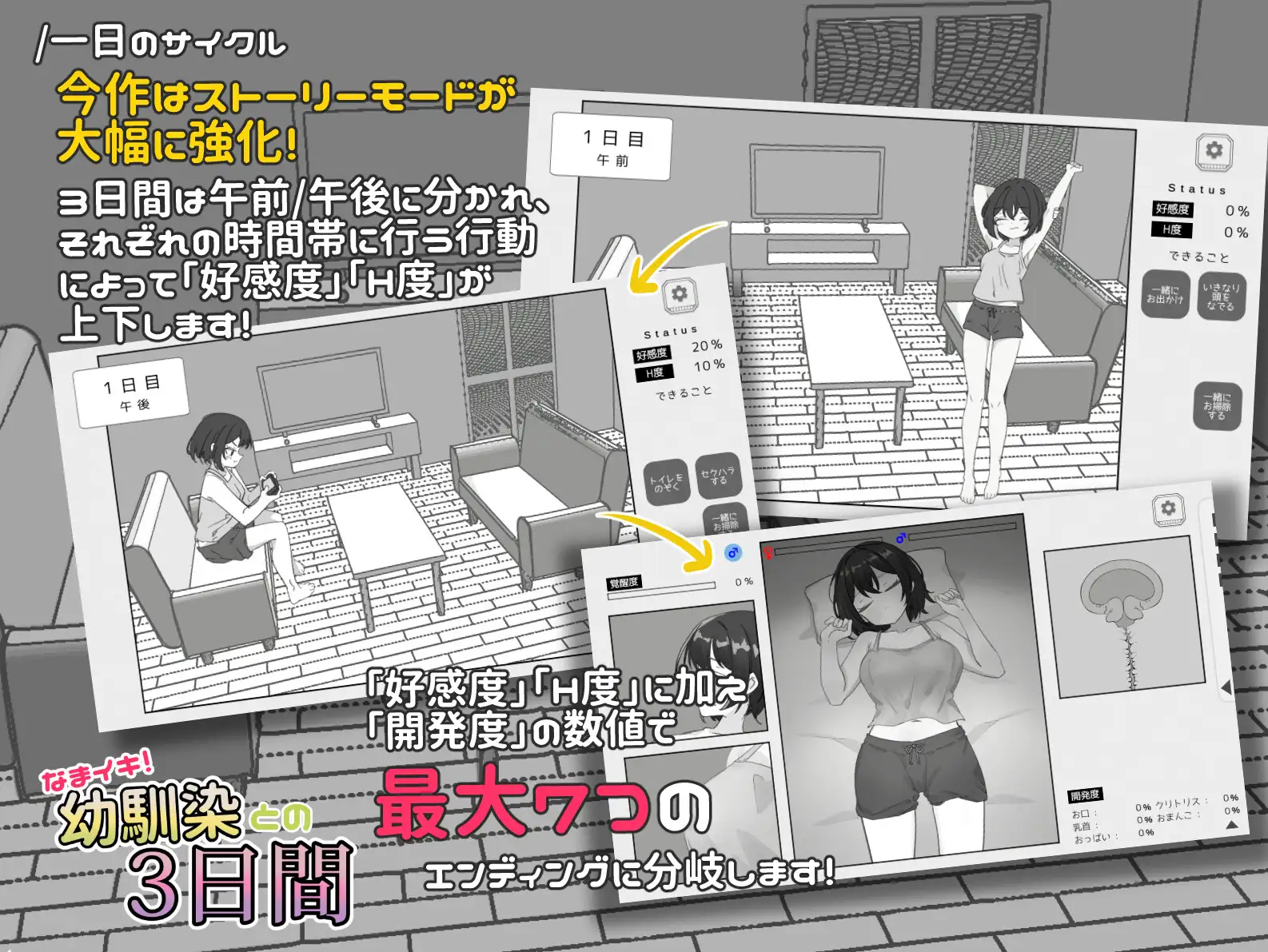 なまイキ！幼馴染との3日間 v1.1 双端 日文原版 预览图
