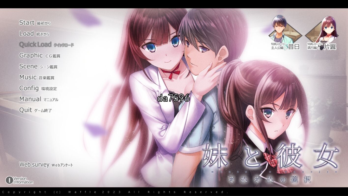 妹妹与女友～各自的选择 AI机翻版 PC端 完整版 预览图