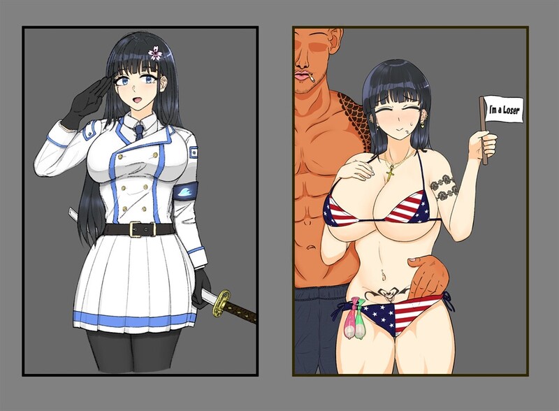DL8月新作 日式古风RPG/2C 大和抚子NTR～被敌国男人抱过后彻底改变的她～ PC端 更新版 预览图
