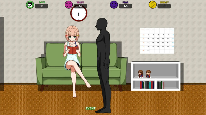 DL5月新作【养成SLG/像素动态/汉化】失忆少女（Girl with Amnesia）V1.0 PC端 AI汉化版 预览图