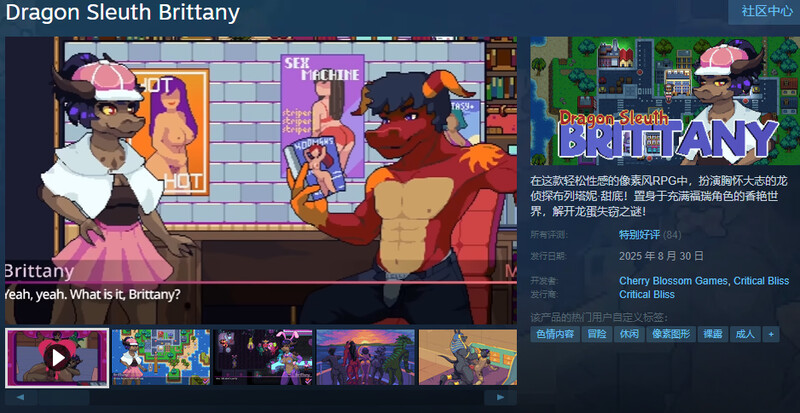 龙族侦探布兰妮▫️ Dragon Sleuth Brittany▫️ PC端 官中无码 预览图