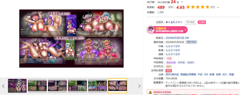 夸张表情之森～Forest of Ahheee!!～ アヘ顔の森～Forest of Ahheee!!～ V1.02 机翻版 PC端 预览图