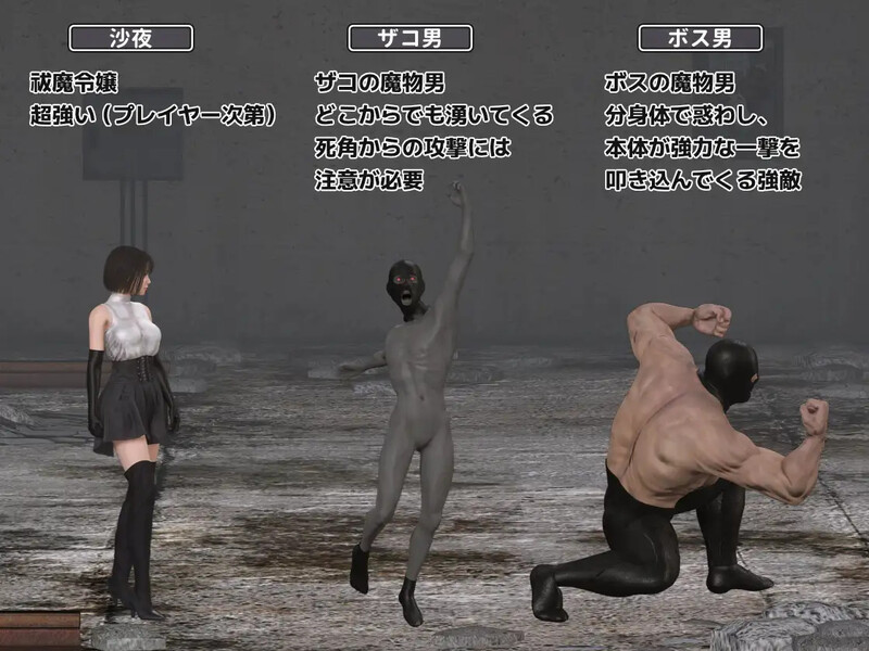 DL3月新作【动作ACT/3D作品/全动态/生肉】受虐游戏 ‐驱魔令嬢篇‐（やられゲー ‐祓魔令嬢編‐）V1.5.0 原版生肉 PC端 日文原版 预览图
