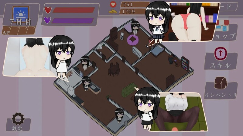 互动SLG/抚摸触摸/动态2C 30日間 ～ 妹との生活 V1.0 机翻汉化 PC端 AI汉化版 预览图