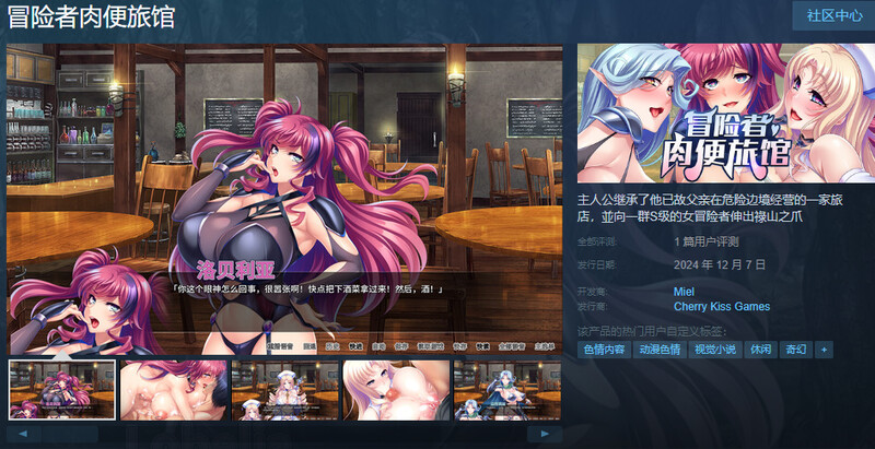 ST12月新作 拔作ADV 冒险者受控设定旅馆（Harem Inn）V1.4 STEAM官中 双端 官中版 预览图